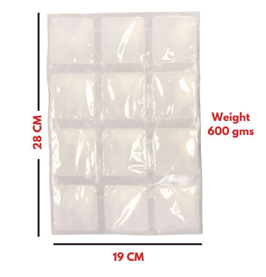 Gel Sheet 12 Grid – Flexible, Reusable, Multi-Cell Gel Ice Sheet for Shipping, Storage, Food & Pharma, Leak-Proof, Non-Toxic, Eco-Friendly, High Durability, FDA Certified, Bulk Packaging, Fast Freeze